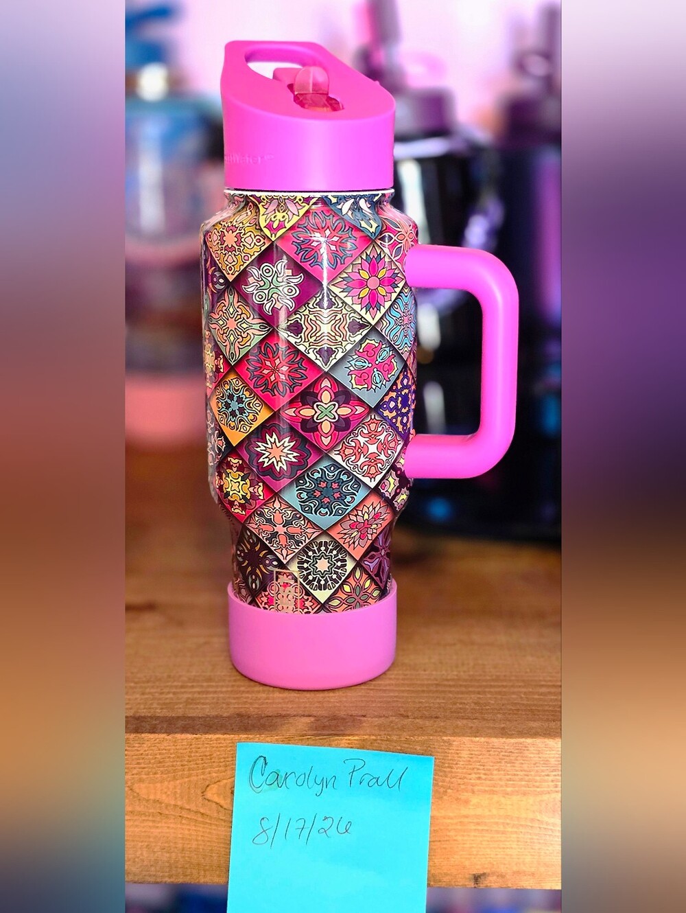 24oz. Mosiac Bloom Coldest Water Bottle